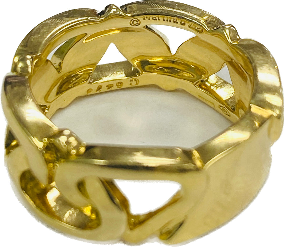 Marina  B  Gold  Band  Ring