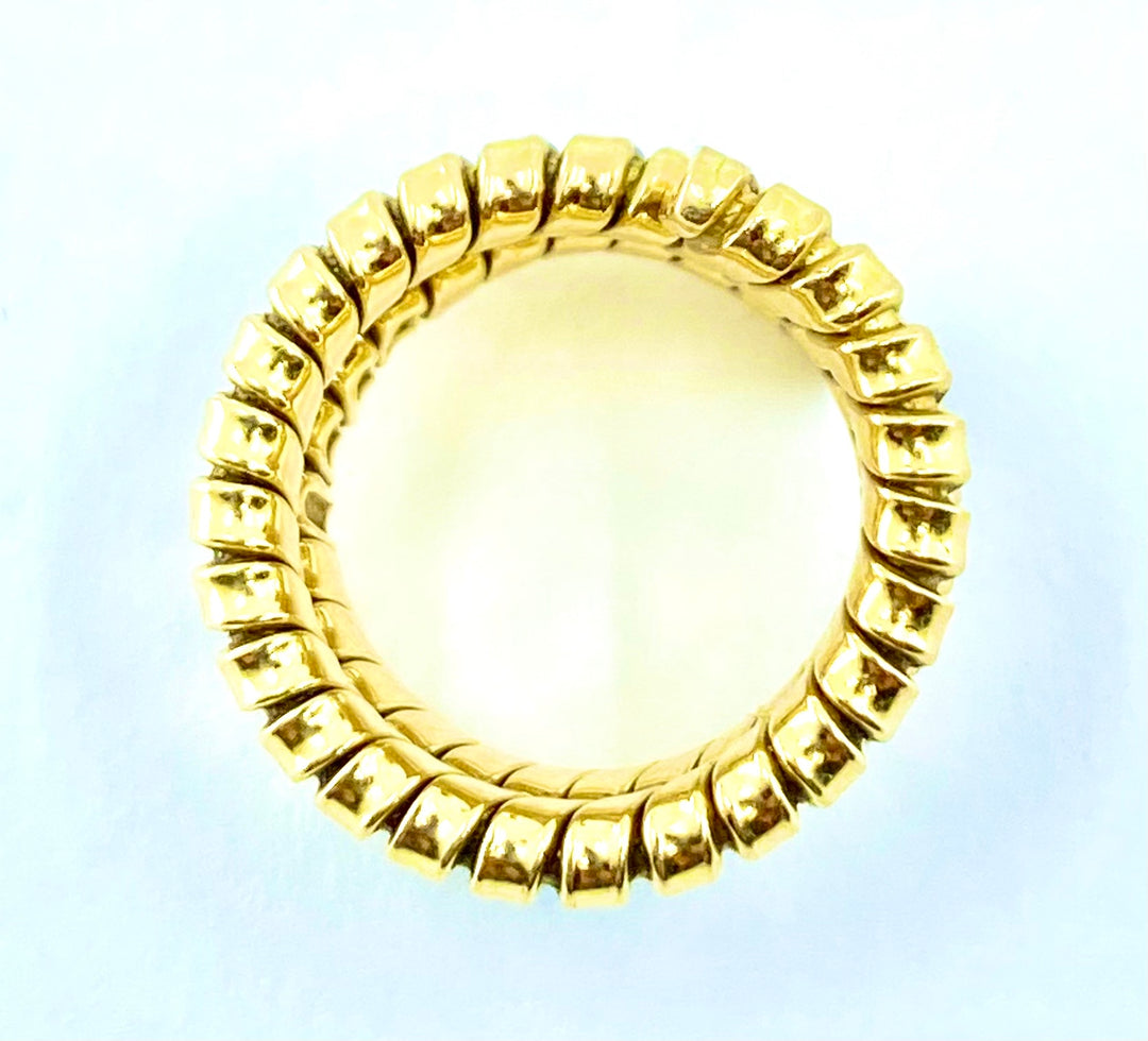 Carlo Weingrill Tubogas Gold Ring