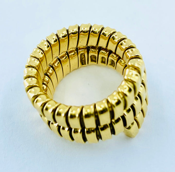 Carlo Weingrill Tubogas Gold Ring