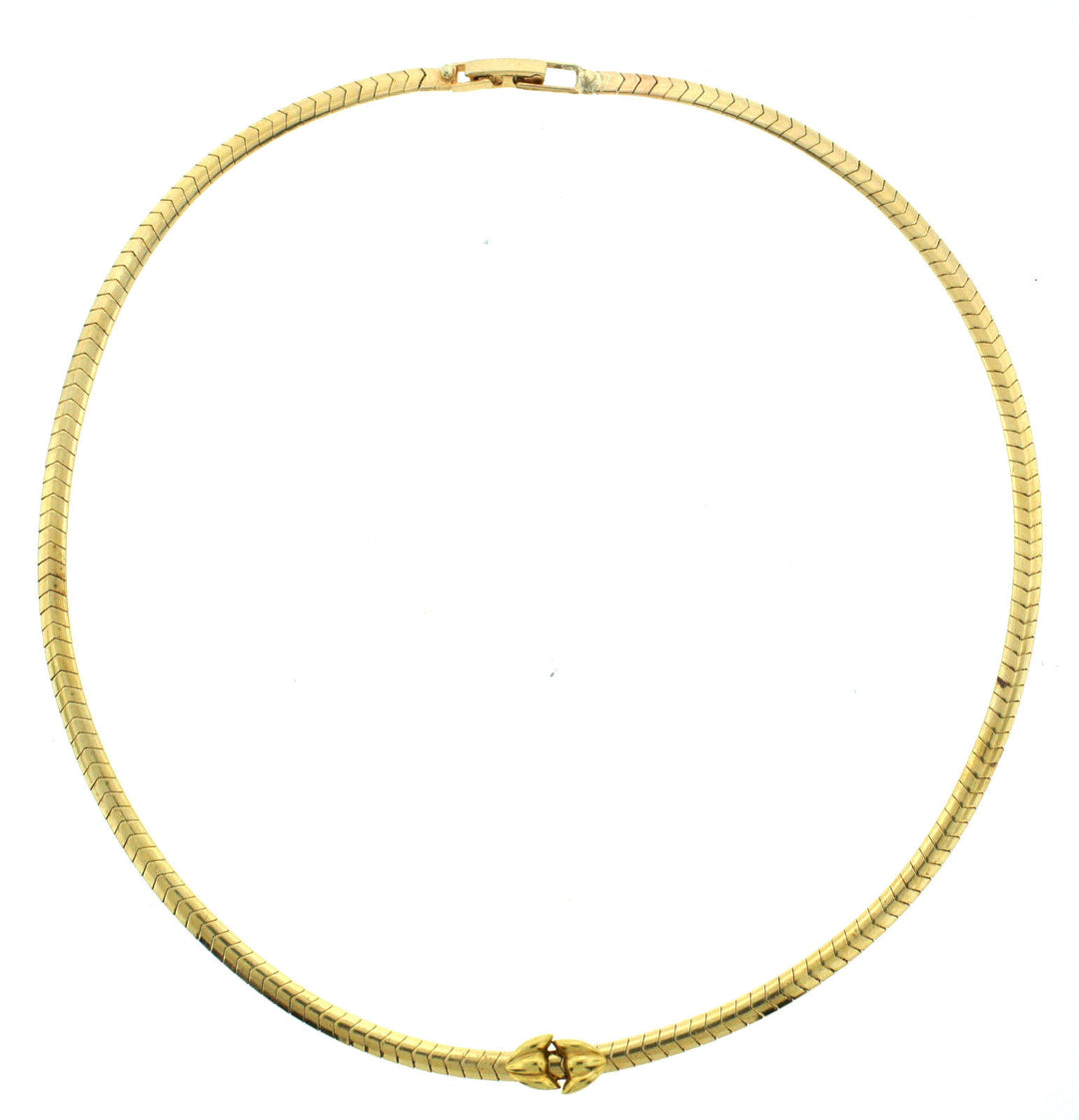 Jabel 14K Yellow Gold Necklace with 18K Yellow Gold Sliding Charms