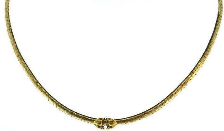 Jabel 14K Yellow Gold Necklace with 18K Yellow Gold Sliding Charms