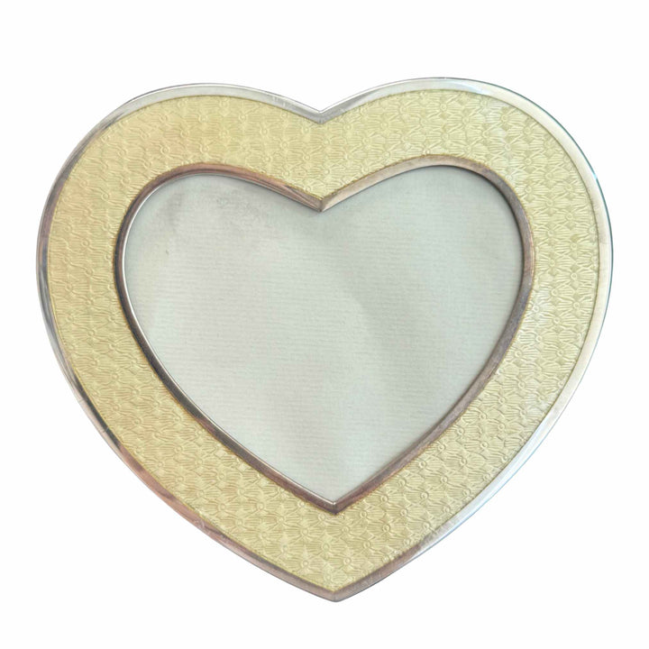 Dior Sterling Silver Enamel Italian Heart Frame