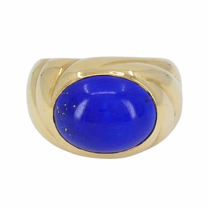 Vintage Van Cleef & Arpels 18k Gold Lapis Lazuli Ring