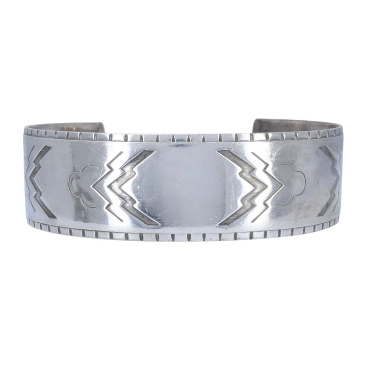 Vintage Georg Jensen Sterling Silver Denmark Modernist Cuff Bracelet, 1950s-60s