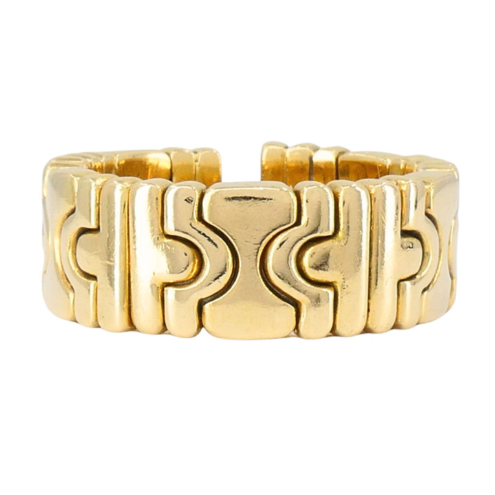 Vintage Bvlgari 18k Gold Parentesi Ring