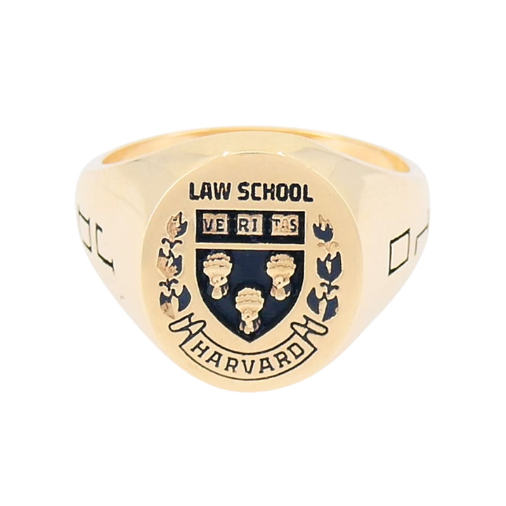 Harvard Law 14k Gold Signet Ring