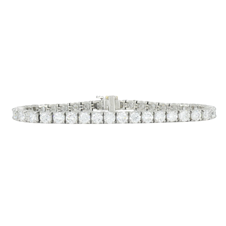 Vintage Cartier Platinum Diamond Tennis Bracelet, Circa 1970s