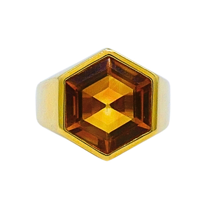 Paloma Picasso  Tiffany & Co. 18k Gold Citrine Ring