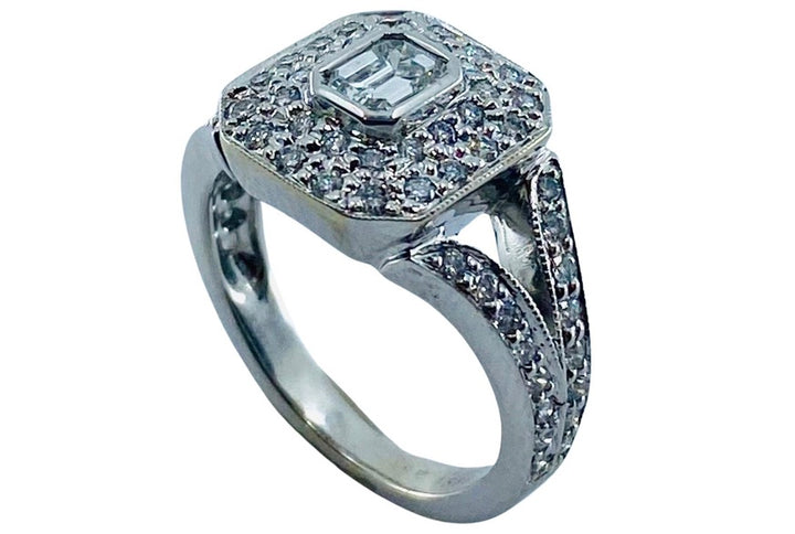 Kwiat Diamond Ring 18k White Gold