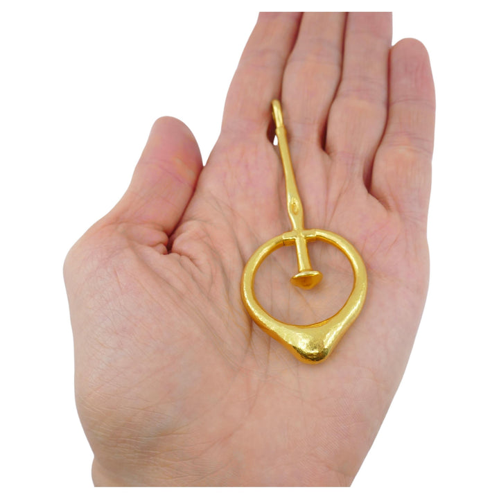 Ilias Lalaounis Gold Pendulum Pendant