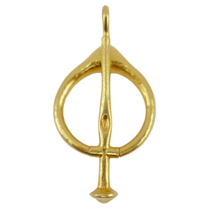 Ilias Lalaounis Gold Pendulum Pendant