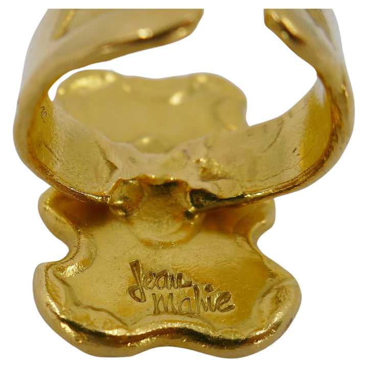 Jean Mahie 22k Gold Sculptural Ring