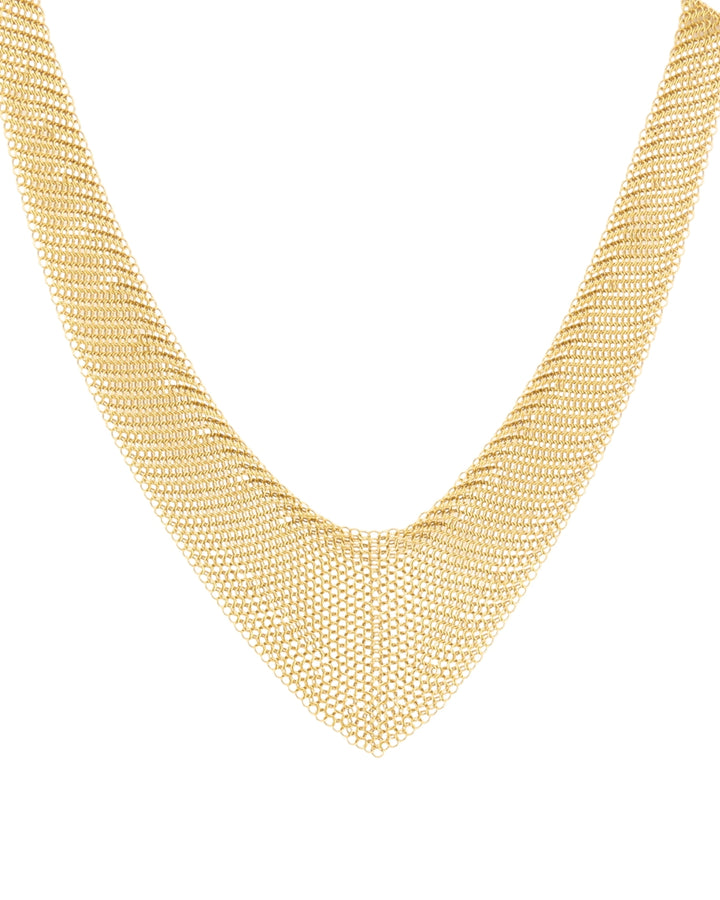 Tiffany & Co. Elsa Peretti Scarf Necklace 18k Gold Mesh Necklace