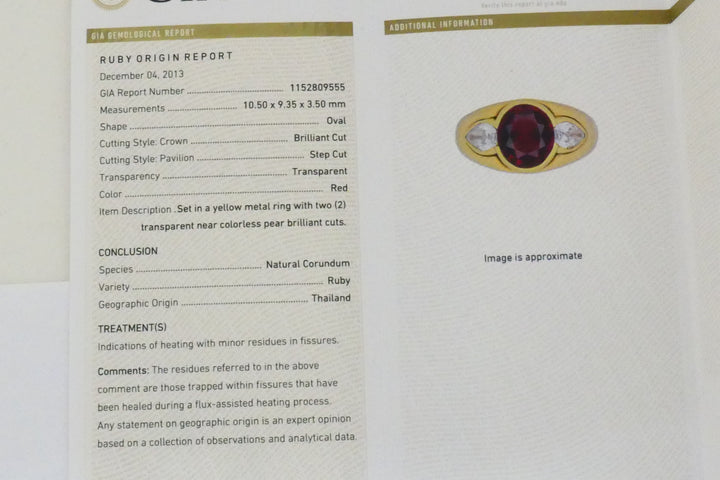 Bvlgari Bulgari Band Ring 18k Gold Cabochon Ruby Diamond AGL Certificate