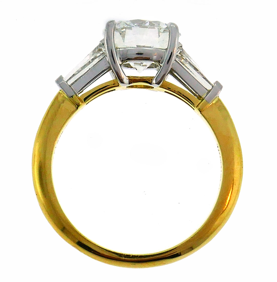 Tiffany & Co. Diamond Yellow Gold Ring 2.02-ct F VVS1 GIA