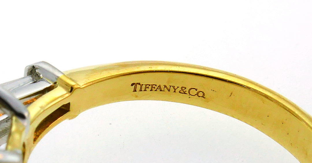 Tiffany & Co. Diamond Yellow Gold Ring 2.02-ct F VVS1 GIA