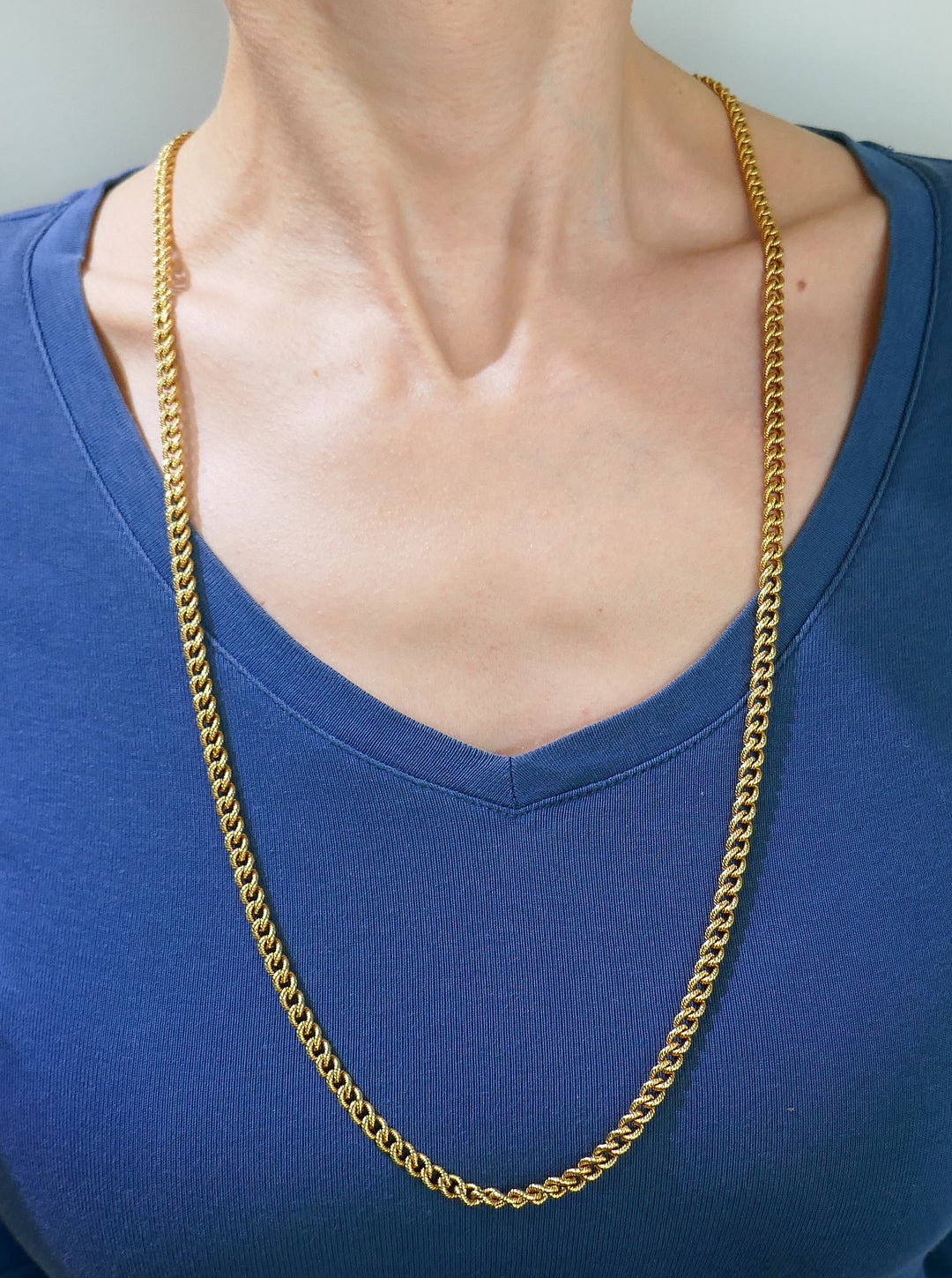 Chaumet Yellow Gold Link Chain Necklace