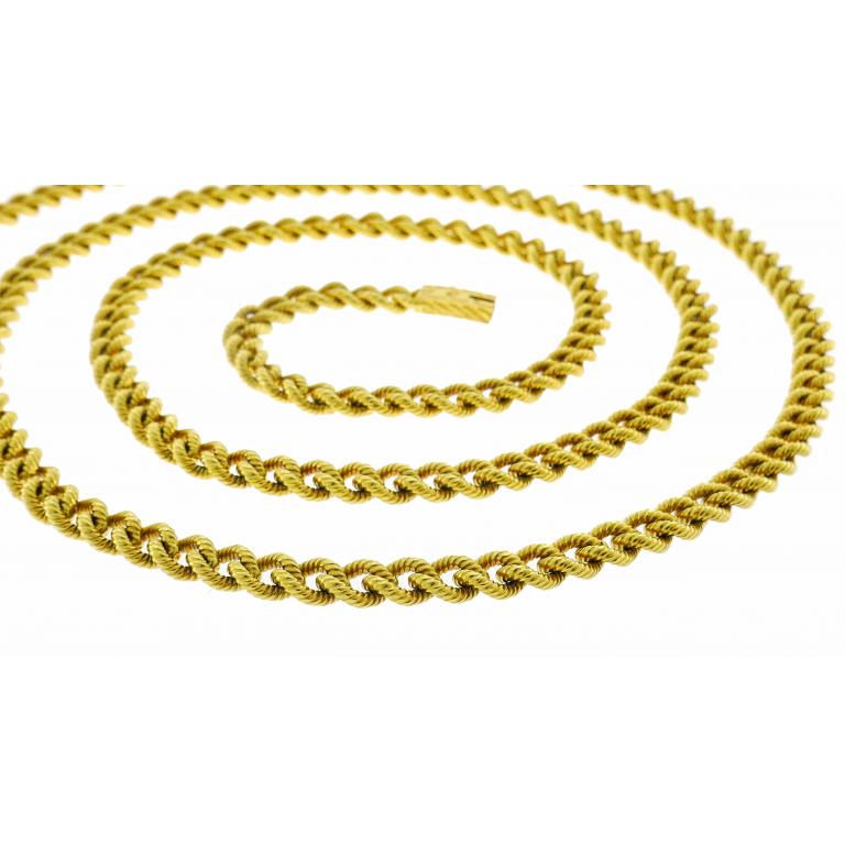 Chaumet Yellow Gold Link Chain Necklace