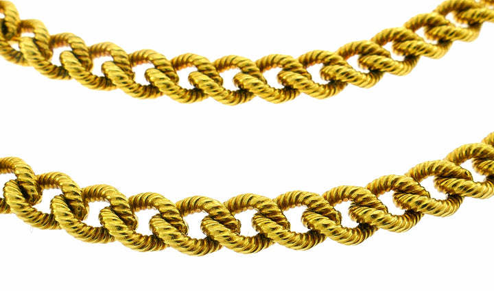 Chaumet Yellow Gold Link Chain Necklace