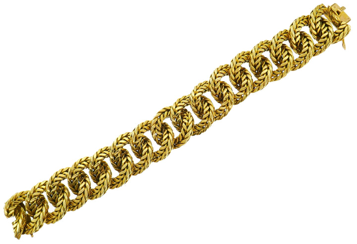 Van Cleef & Arpels Yellow Gold Link Chain Bracelet