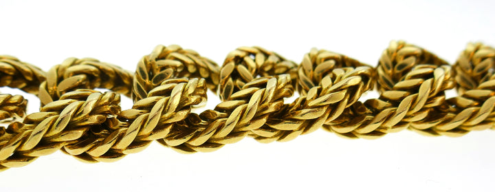 Van Cleef & Arpels Yellow Gold Link Chain Bracelet