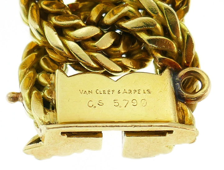 Van Cleef & Arpels Yellow Gold Link Chain Bracelet