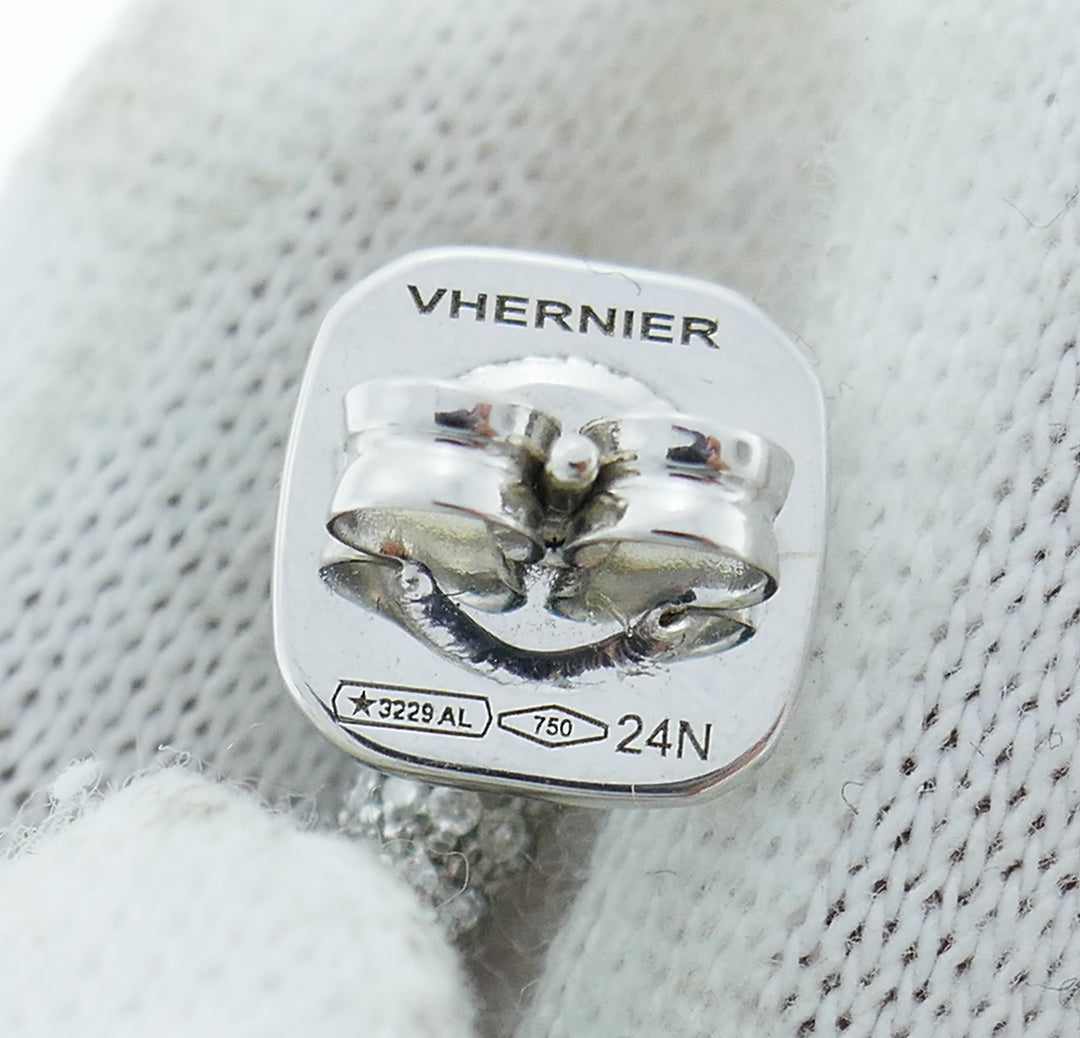 Vhernier Calla Diamond White Gold Dangle Earrings