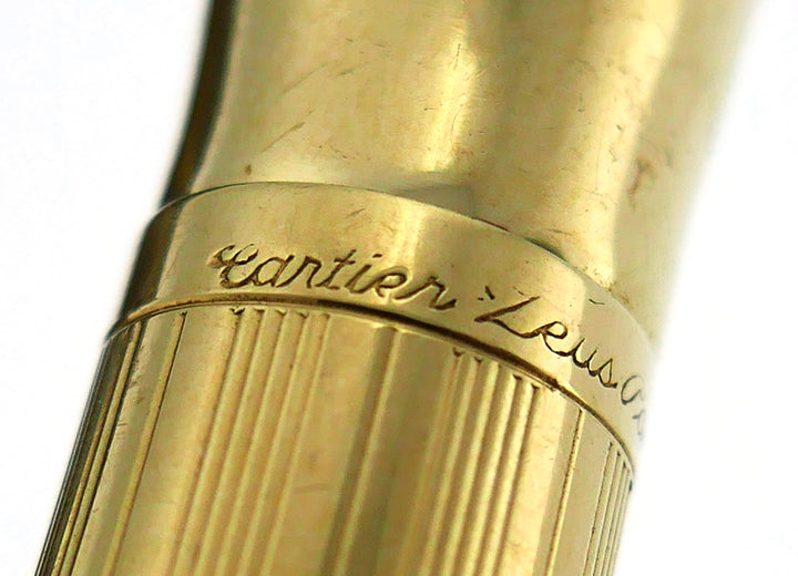 Vintage Cartier Cigarette Holder Yellow Gold Bakelite
