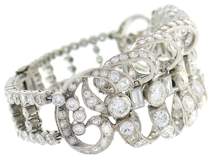 Art Deco Chaumet Diamond Platinum Bracelet