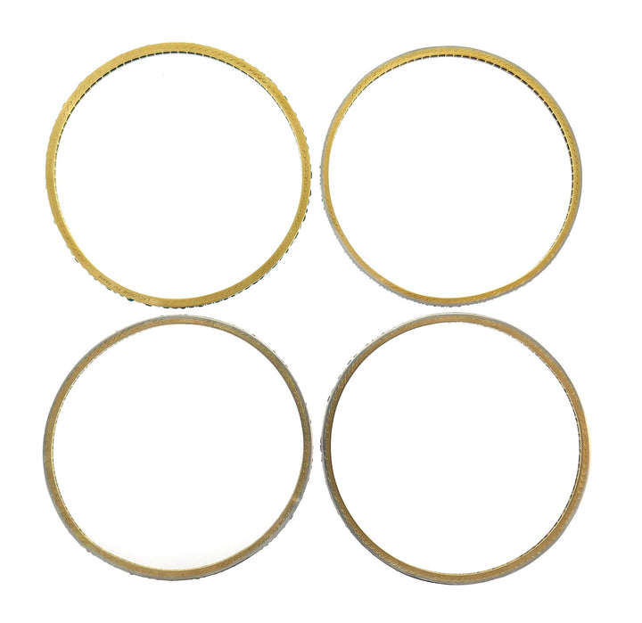 Lacloche Fr�res Gemstone Gold Bangle Bracelet Set of Four Art Deco