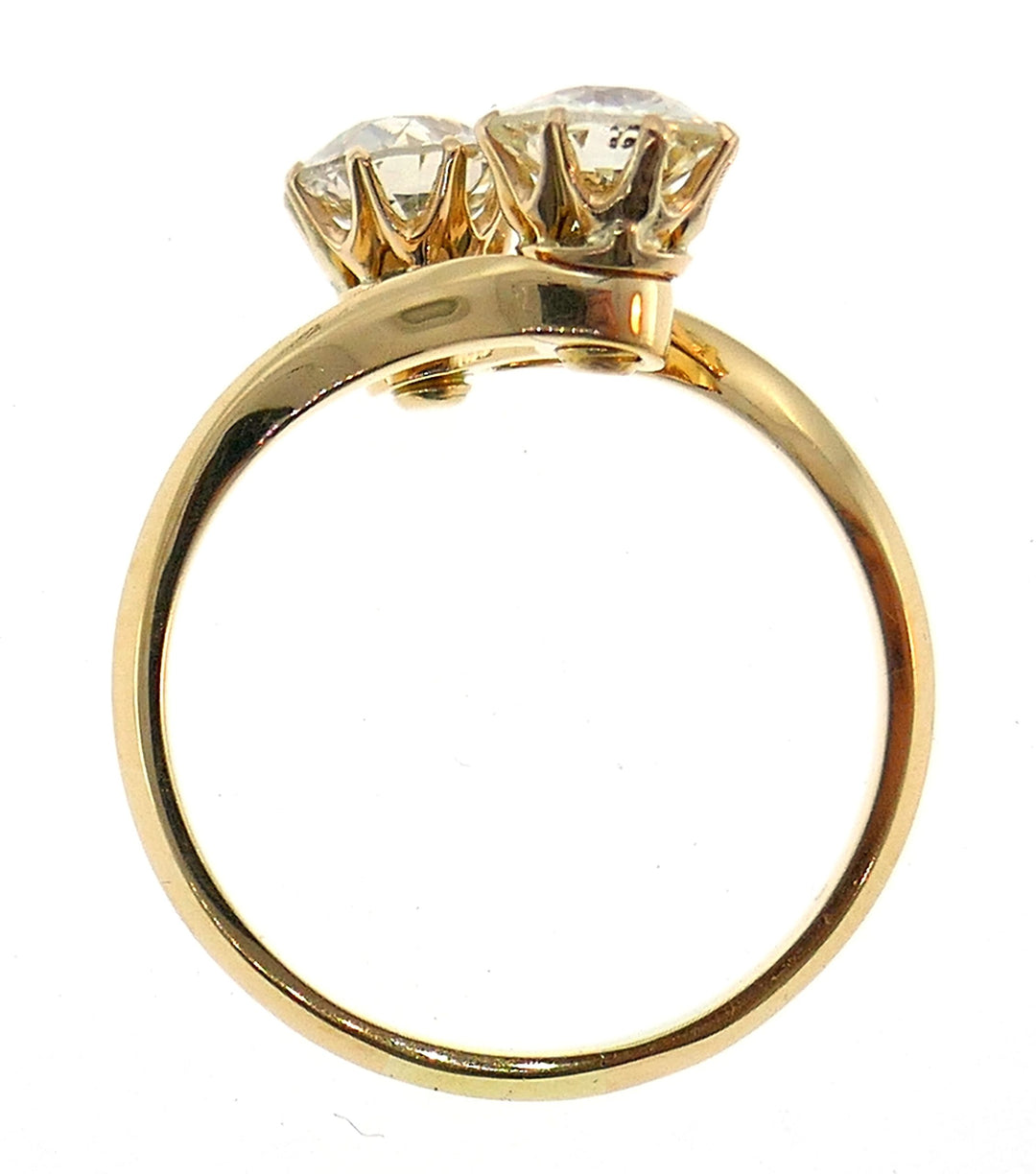 Victorian Diamond Gold Ring, Earrings Interchangeable