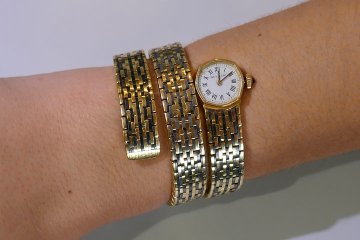 Bvlgari Vintage Gold Wrap Bracelet Watch Bulgari