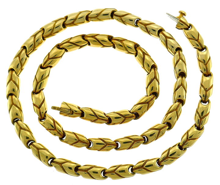 Bvlgari Yellow Gold Chain Necklace Bulgari, 1970s