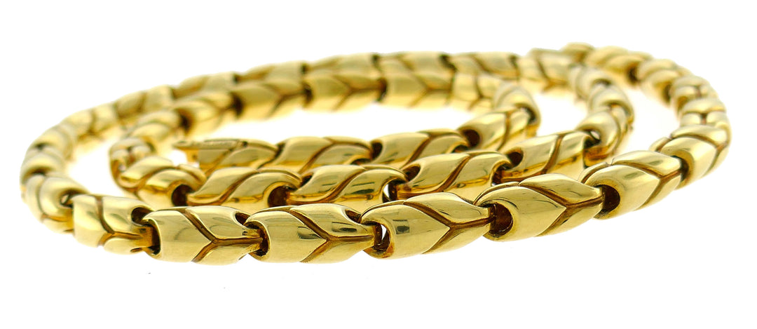 Bvlgari Yellow Gold Chain Necklace Bulgari, 1970s