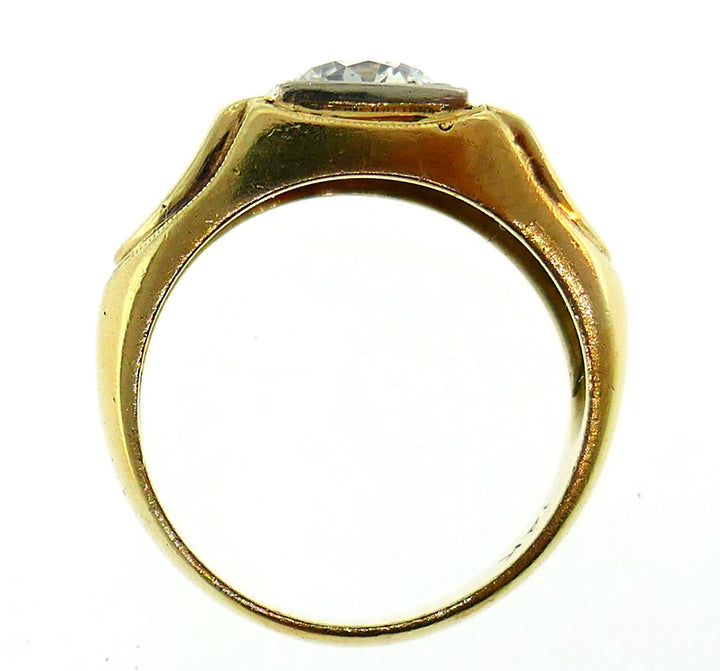 Victorian Old European Cut Diamond Gold Ring