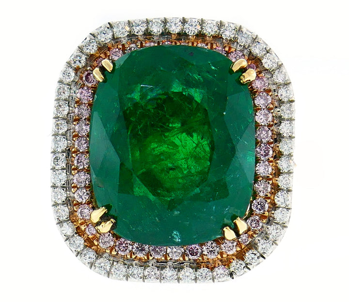 Lorraine Schwartz Emerald Diamond Gold Ring