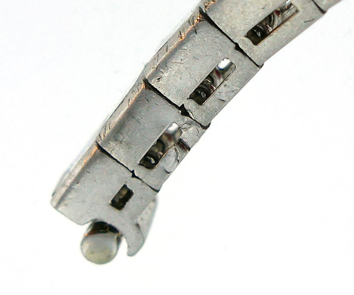 Boucheron Diamond Platinum Tennis Line Bracelet 1950s