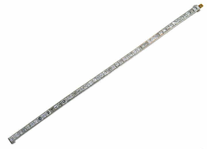 Tiffany & Co. Diamond Platinum Tennis Line Bracelet 1950s