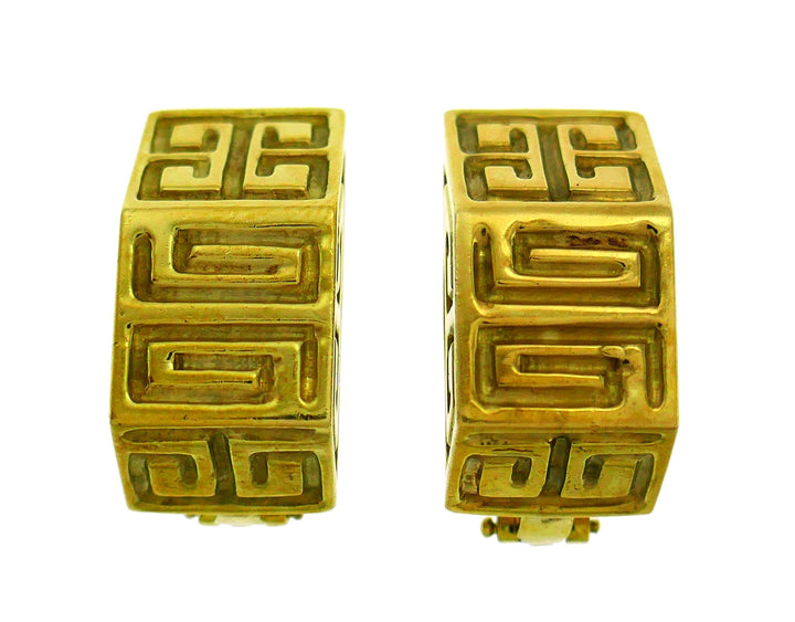 Vintage Wander Yellow Gold Earrings