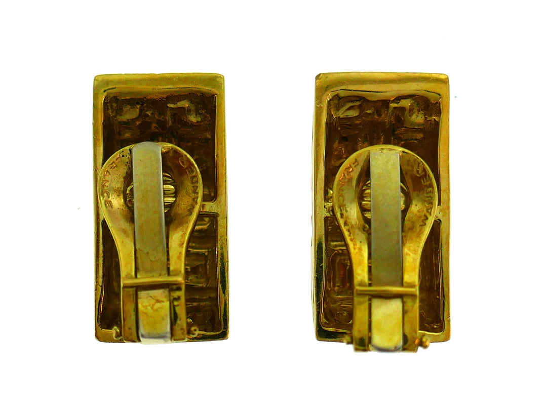 Vintage Wander Yellow Gold Earrings