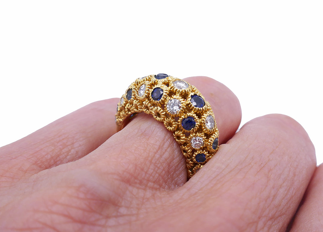 Vintage Van Cleef & Arpels Ring Band 18k Gold Estate Jewelry