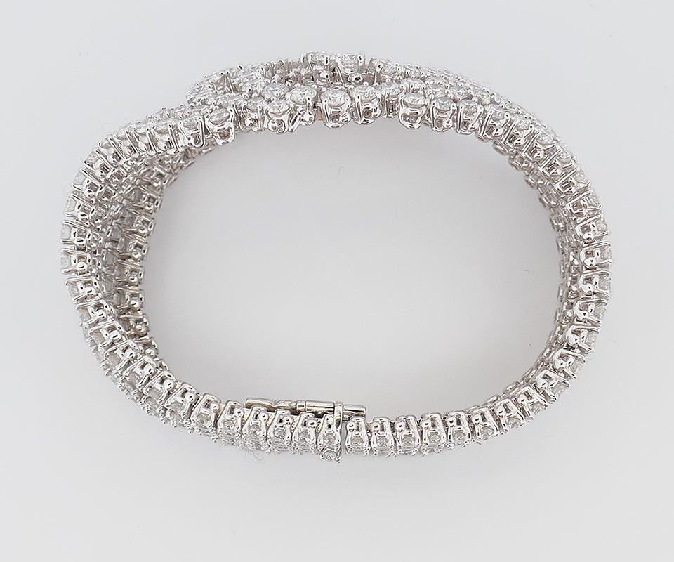 Boucheron Bracelet 18k White Gold Diamond Estate Jewelry