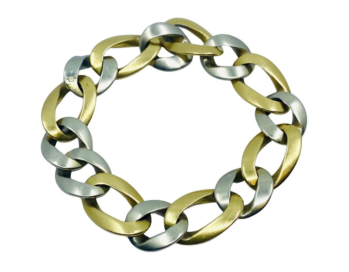 Pierre SterlŽ Gold Link Bracelet