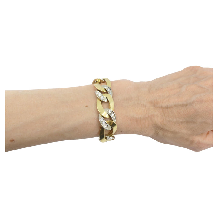 Pomellato 2-Tone Gold Diamond Bracelet