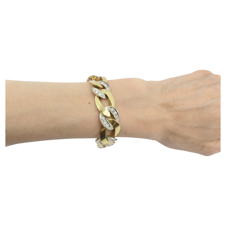 Pomellato 2-Tone Gold Diamond Bracelet