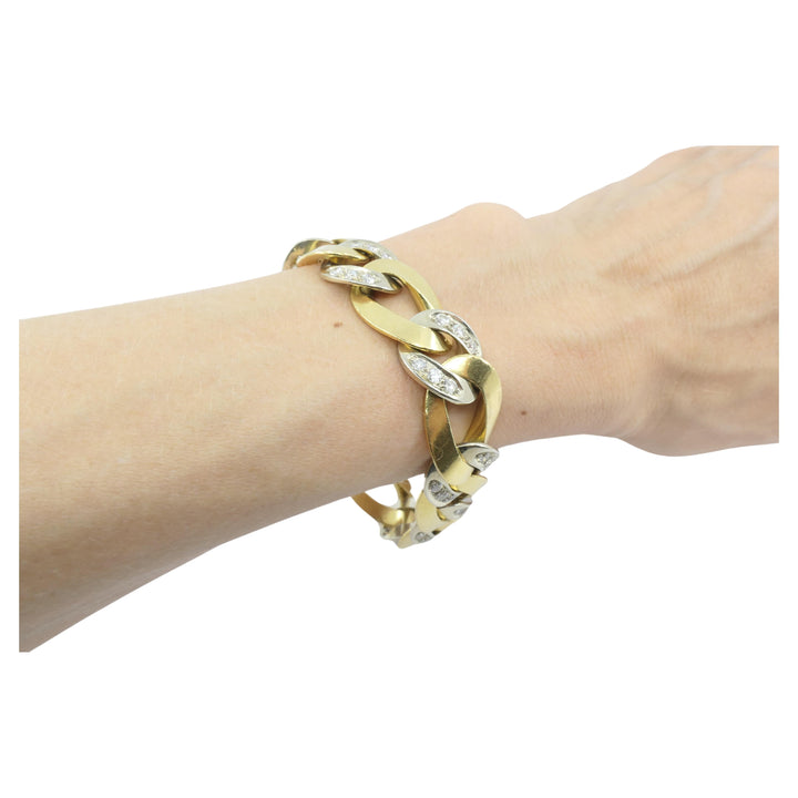 Pomellato 2-Tone Gold Diamond Bracelet