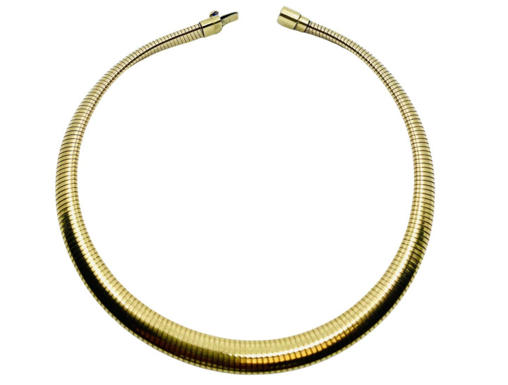 Retro 14k Gold Forstner Tubogas Necklace