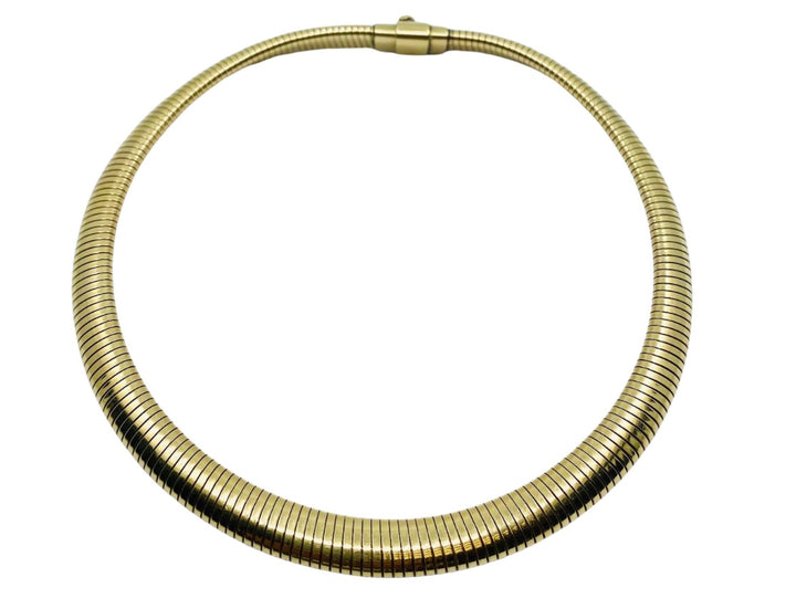 Retro 14k Gold Forstner Tubogas Necklace