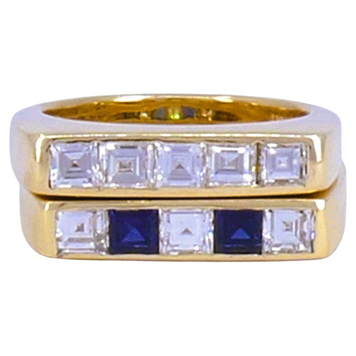 Tiffany & Co. Diamond Ring Set Vintage 18k Gold Estate