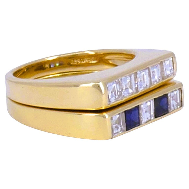 Tiffany & Co. Diamond Ring Set Vintage 18k Gold Estate
